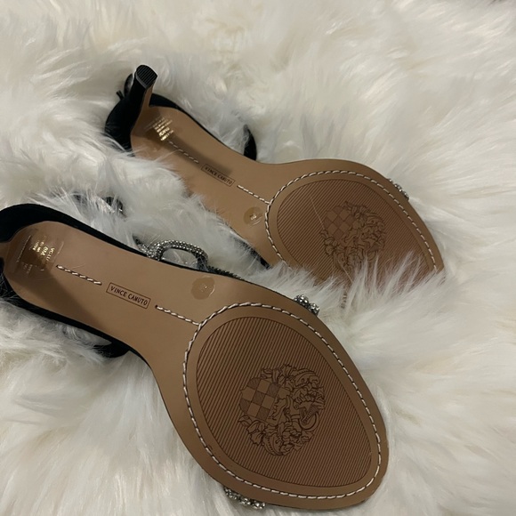 Vince Camuto Luanna Rhinestone Strappy Stiletto Sandals Heels - Sz 8.5 - NWT NIB - Picture 9 of 9